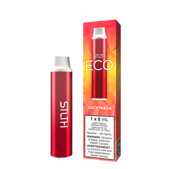 Juicy Peach by Stlth Eco 6ml - Disposable Vape [ON]