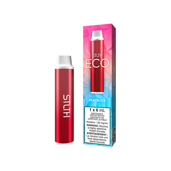 Peach Ice by Stlth Eco 6ml - Disposable Vape [ON]