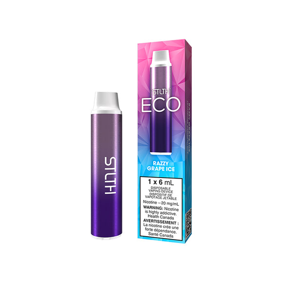 Razzy Grape Ice by Stlth Eco 6ml - Disposable Vape