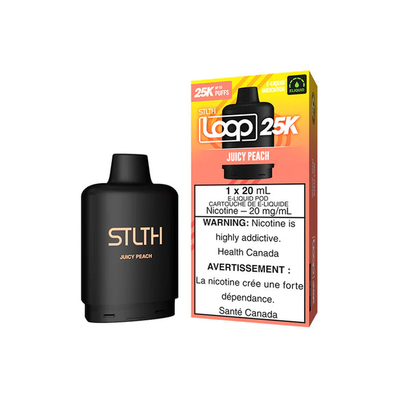 Juicy Peach by Stlth Loop 25K - Closed Pod System