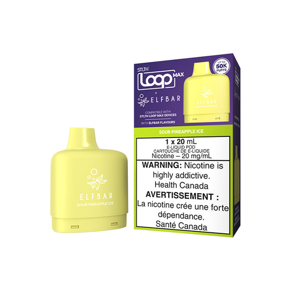 Sour Pineapple Ice by STLTH Loop Max X Elfbar 50K - Closed Pod System VapingStory Sour Pineapple Ice by STLTH Loop Max X Elfbar 50K - Closed Pod System VapingStory