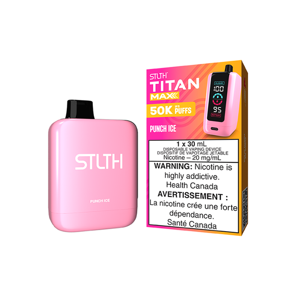 Punch Ice by Stlth Titan Pro Max 50000 Puff 30ml - Disposable Vape