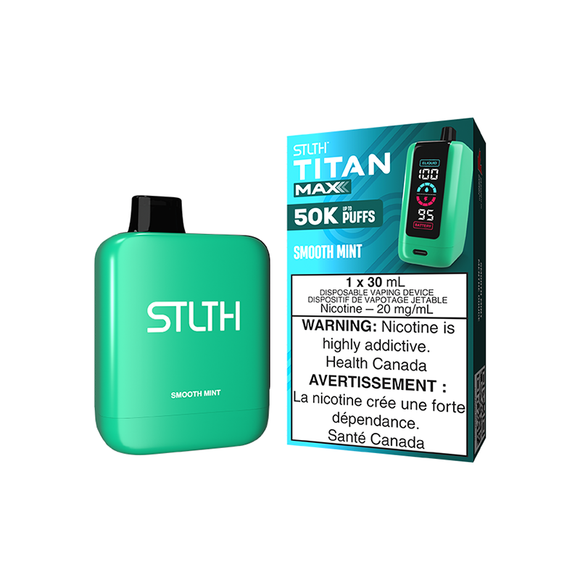 Smooth Mint by Stlth Titan Pro Max 50000 Puff 30ml - Disposable Vape