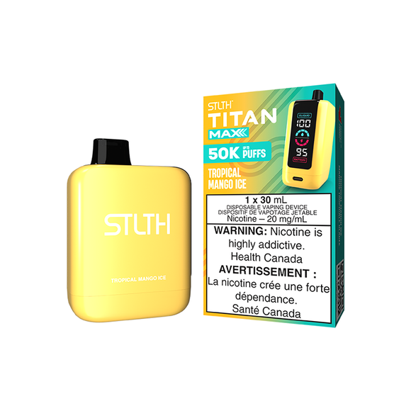 Tropical Mango Ice by Stlth Titan Pro Max 50000 Puff 30ml - Disposable Vape