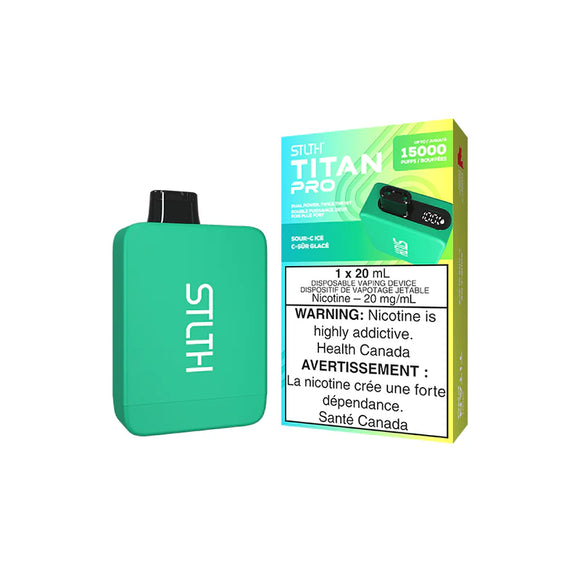 Sour C Ice by Stlth Titan Pro 15000 Puff 20ml - Disposable Vape [ON]