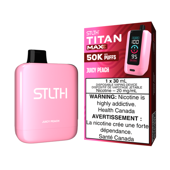 Juicy Peach by Stlth Titan Pro Max 50000 Puff 30ml - Disposable Vape