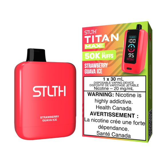 Strawberry Guava Ice by Stlth Titan Pro Max 50000 Puff 30ml - Disposable Vape