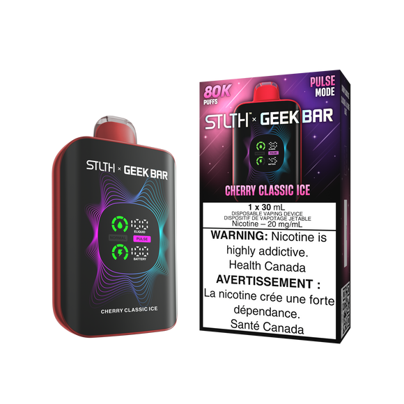 Cherry Classic (Ice) by Stlth x Geek Bar 80000 Puff 30ml - Disposable Vape