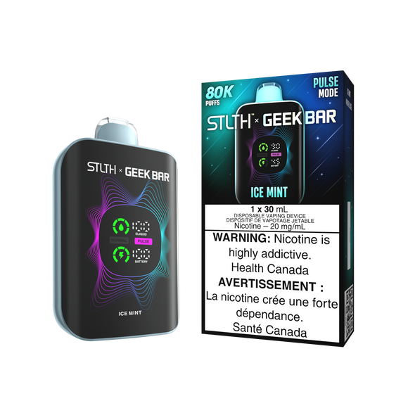 Ice Mint by Stlth x Geek Bar 80000 Puff 30ml - Disposable Vape [ON]