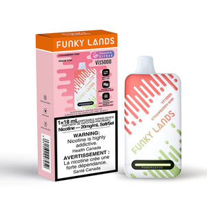 Strawberry Kiwi by Funky Lands Vi15000 "Elfbar" (15000 Puff) 18mL - Disposable Vape