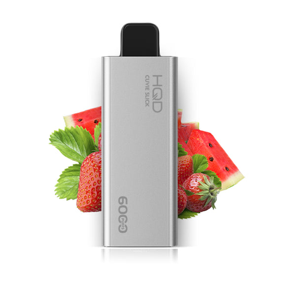 Strawberry Watermelon by HQD Cuvie Slick (6000 Puff, No Recharge) 15mL - Disposable Vape