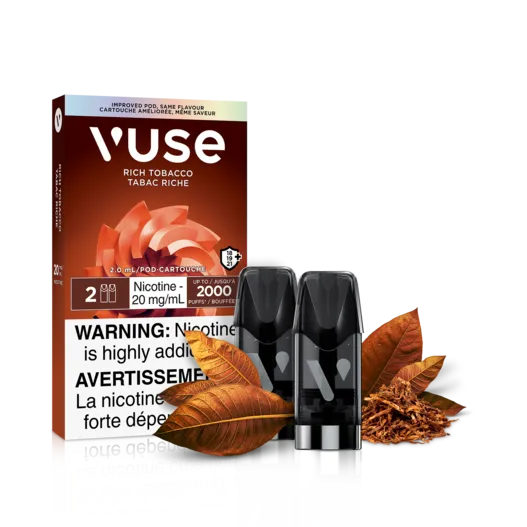 Rich Tobacco ePod by Vuse - Closed Pod System Vape [ON] - 2PK