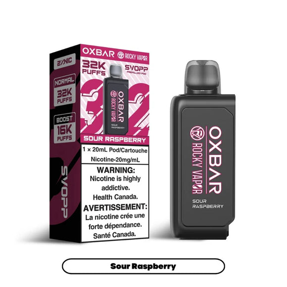 Sour Raspberry by Oxbar SVOPP 32K - Closed Pod System [ON]