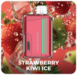 Strawberry Kiwi Ice by Uwell Viscore 9000 Puff 15ml - Disposable Vape 