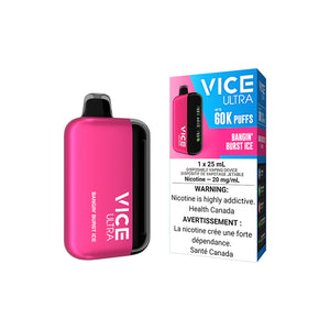 Bangin' Burst Ice by Vice Ultra 60K Puff 25mL - Disposable Vape [ON]