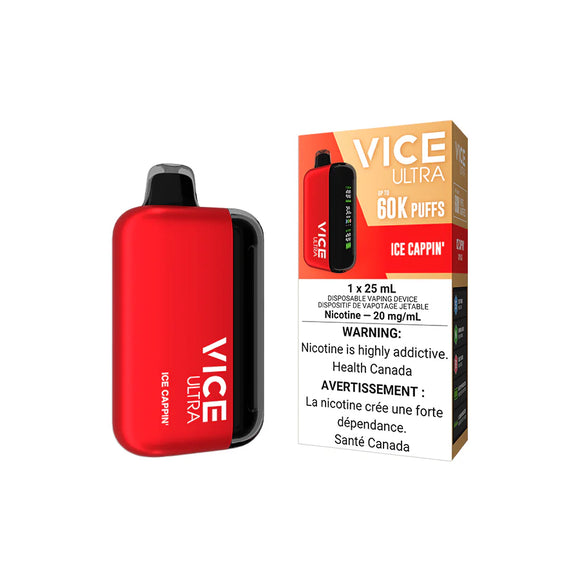 Ice Cappin' by Vice Ultra 60K Puff 25mL - Disposable Vape [ON]
