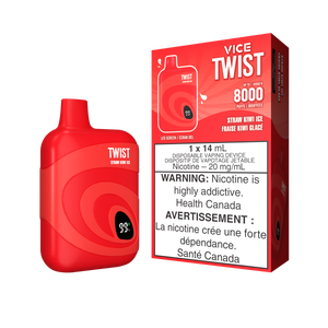 Strawberry Kiwi Ice by Vice Twist 8000 Puff 14mL - Disposable Vape