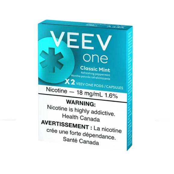 Classic Mint (Refreshing Peppermint) by Veev One - Closed Pod System