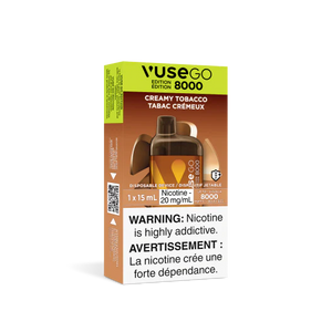Creamy Tobacco by Vuse Go Edition 8000 (15mL, 8000 Puff) - Disposable VapingStory Creamy Tobacco by Vuse Go Edition 8000 (15mL, 8000 Puff) - Disposable VapingStory