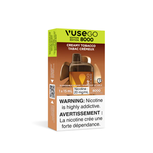 Vuse Go Tobacco Creamy Tobacco by Vuse Go Edition 8000 (15mL, 8000 Puff) Vuse Go Disposable Vuse Go Tobacco Creamy Tobacco by Vuse Go Edition 8000 (15mL, 8000 Puff) Vuse Go Disposable