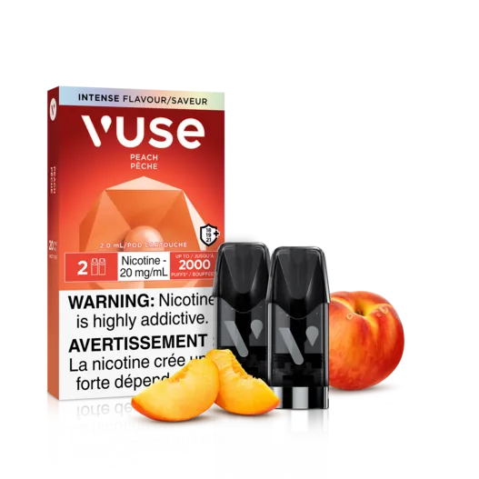 Peach ePod by Vuse - Closed Pod System Vape [ON] - 2PK