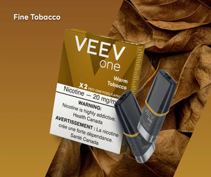 Warm Tobacco (Fine Tobacco) by Veev One - Closed Pod System
