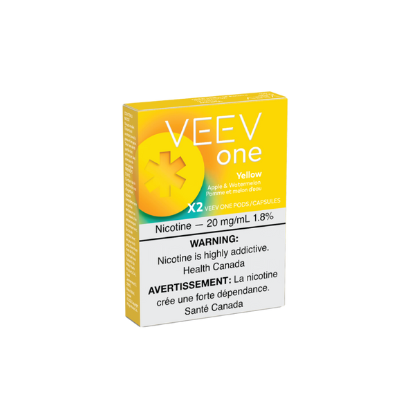 Yellow (Apple Watermelon) by Veev One - Closed Pod System
