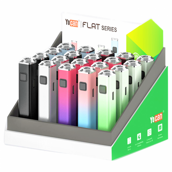 Yocan Flat Mod 650mAh 510 Thread Vape Pen Battery