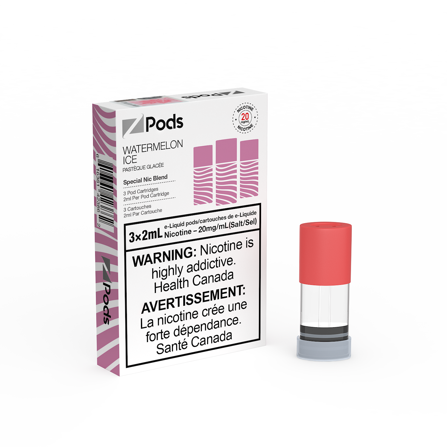 Apple Cranberry Z Pods by Z Lab ('Stlth' Compatible Vape Pod) [ON