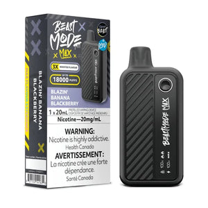 Blazin' Banana Blackberry (Iced) by Flavour Beast Max 18000 Puff 20ml - Disposable Vape [ON]
