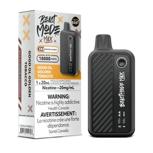 Good Ol Golden Tobacco by Flavour Beast Max 18000 Puff 20ml - Disposable Vape [ON]