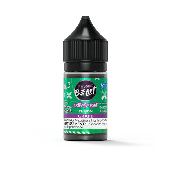 Extreme Mint Fuzion Grape (Iced) by Flavour Beast Salt [ON]