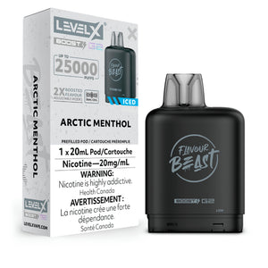 Arctic Mint by Level X Flavour Beast Boost - Closed Pod System (25K Puff) [ON]