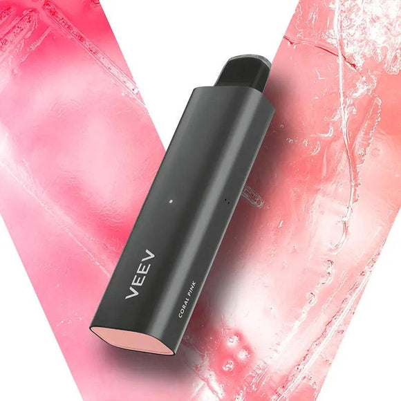Coral Pink Disposable Vape by Veev Now (5mL)
