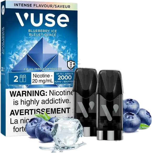 Blueberry Ice ePod by Vuse - Closed Pod System Vape [ON] - 2PK