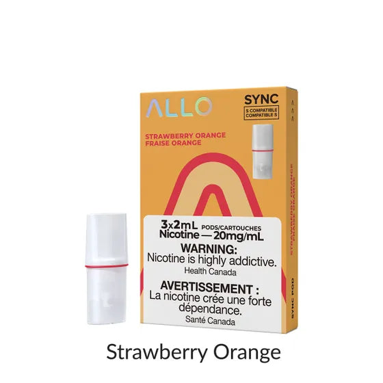 Strawberry Orange (Compatible Stlth) par Allo Sync - Système de dosettes fermées