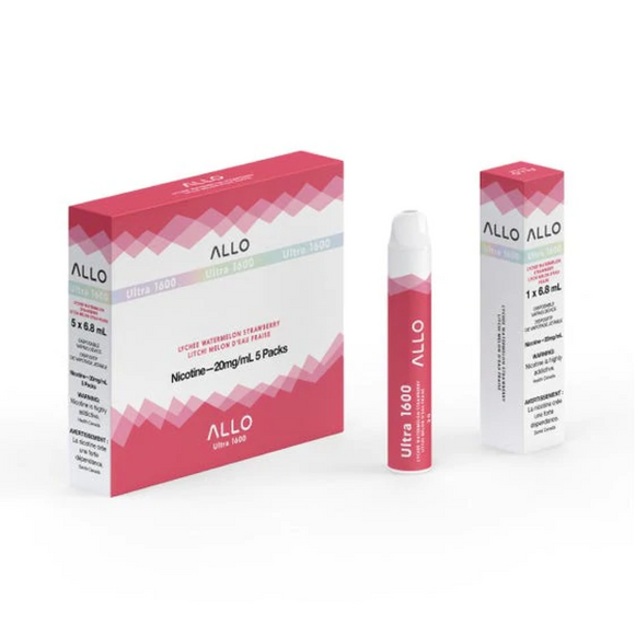Lychee Watermelon Strawberry (Ultra 1600) by Allo - Disposable Vape DC