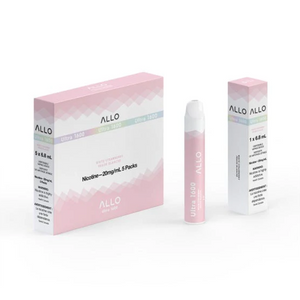 White Strawberry (Ultra 1600) by Allo - Disposable Vape DC