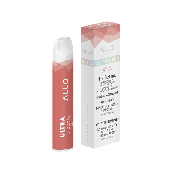 Lychee Ice (Ultra 800) by Allo - Disposable Vape