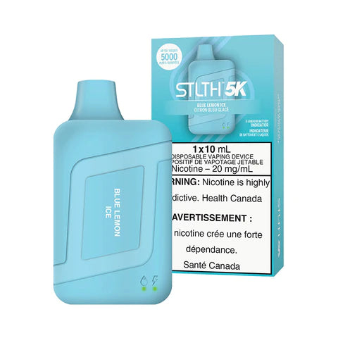 Blue Lemon Ice by Stlth 5K 5000 Puff 10ml Rechargeable- Disposable Vape