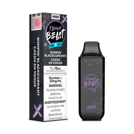 Bumpin’ Blackcurrant Iced by Flavour Beast Flow 4000 Puff 10ml - Disposable Vape