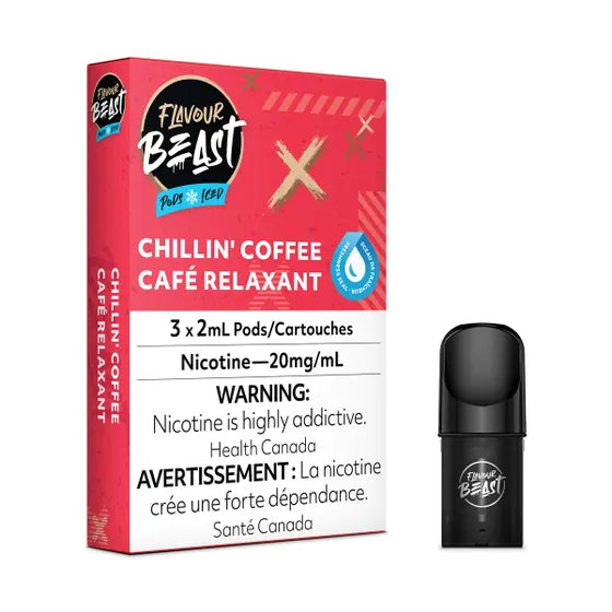 Chillin' Coffee Iced par Flavour Beast (Vape Pod compatible 'Stlth')