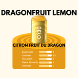 Dragonfruit Lemon de Belo Plus (5000 Puff) 10mL - Vape jetable