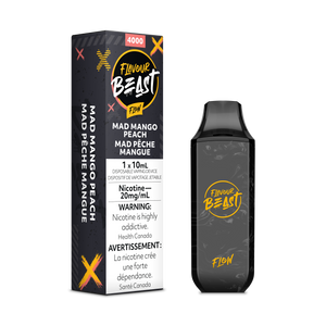 Mad Mango Peach by Flavour Beast Flow 5000 Puff 10ml - Disposable Vape