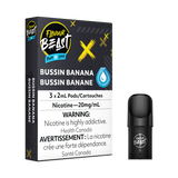 Bussin Banana Iced by Flavour Beast ('Stlth' Compatible Vape Pod)