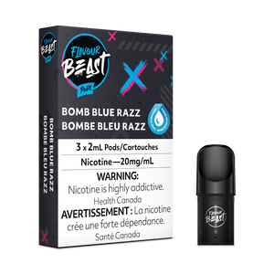 Bomb Blue Razz by Flavour Beast ('Stlth' Compatible Vape Pod)