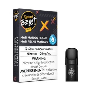 Mad Mango Peach by Flavour Beast ('Stlth' Compatible Vape Pod)