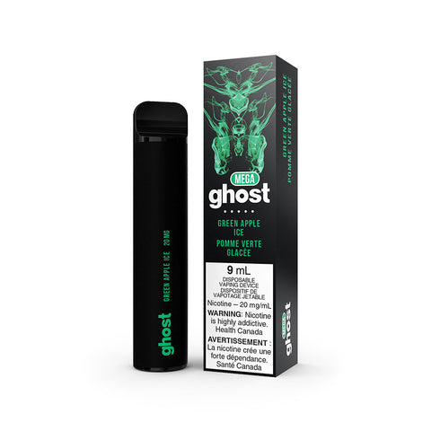 Green Apple Ice by Ghost Mega - Disposable Vape