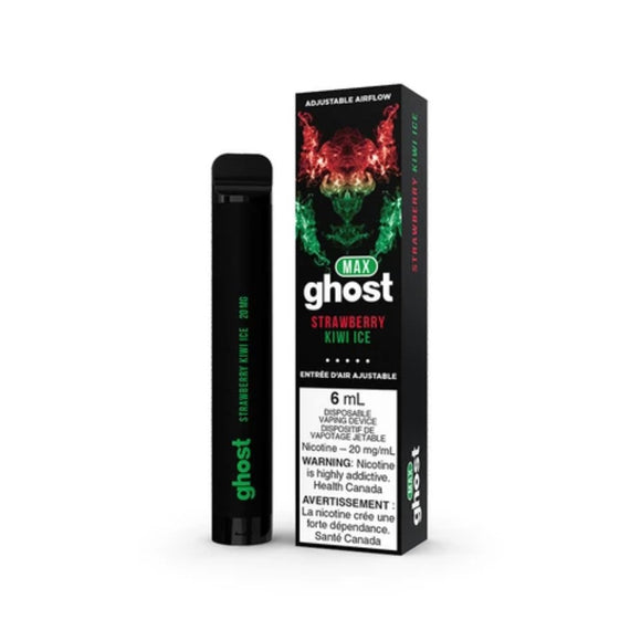 Strawberry Kiwi Ice by Ghost Max - Disposable Vape