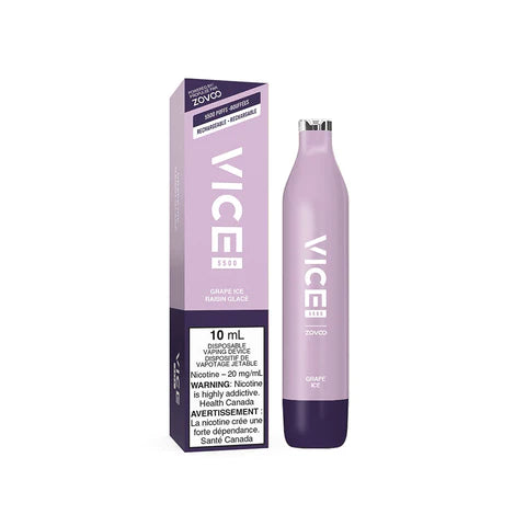 Grape Ice by Vice 5500 - Disposable Vape